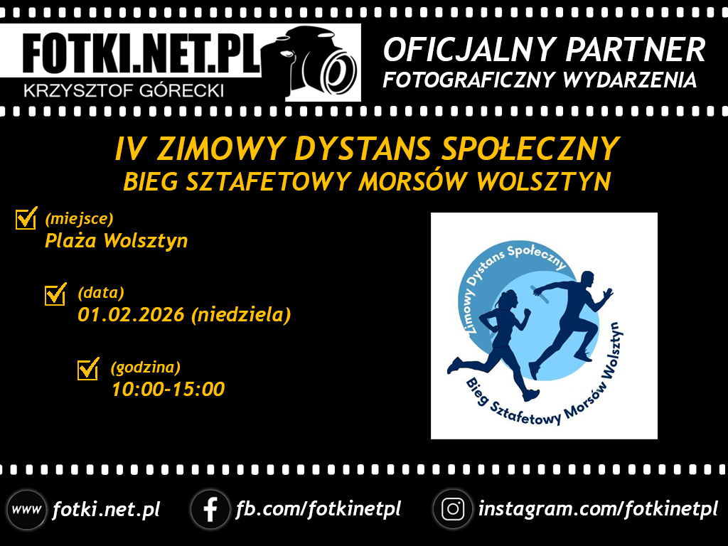 2026.02.01 - IV ZIMOWY DYSTANS SPOŁECZNY - BIEG SZTAFETOWY MORSÓW WOLSZTYN